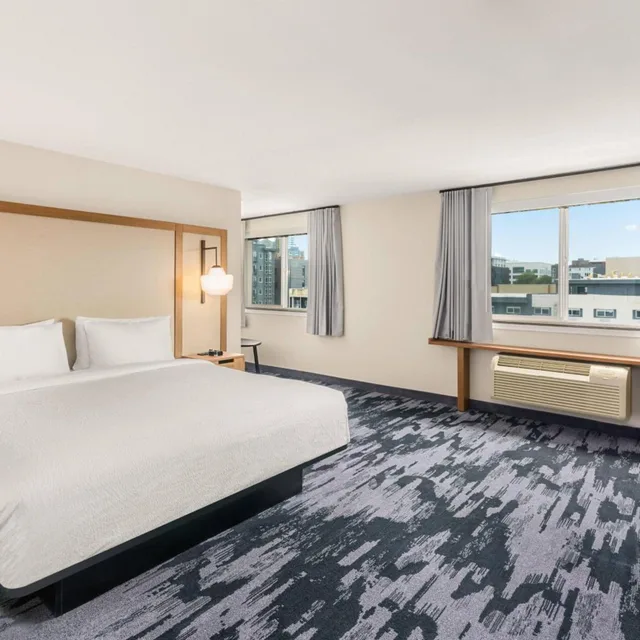 استوديو بسرير كينج بإطلالة على المعالم، Fairfield Inn & Suites by Marriott Seattle Downtown/Seattle Center 1/1