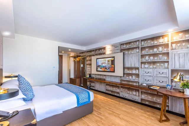 غرفة ديلوكس بسرير مزدوج، Gem Fuyang City Linquan County Jiangziya Plaza Hotel 3/3