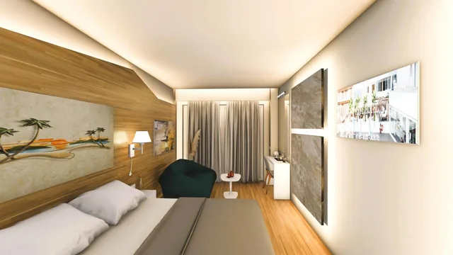 غرفة سوبيريور بإطلالة على البحر، Arte Hotel 8/10