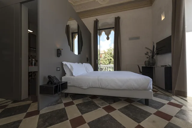 غرفة ديلوكس بسرير مزدوج بشرفة، Villa Boscarino 3/4
