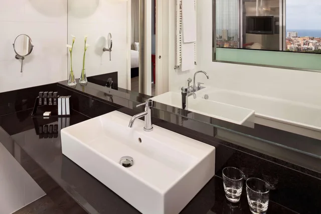 غرفة قياسية مفردة بسرير مزدوج، MELIA BARCELONA SKY 10/10