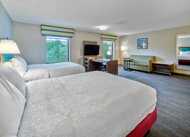 Studio, 2 Queen Beds, HAMPTON INN OMAHA MIDTOWN-AKSARBEN AREA 2/8