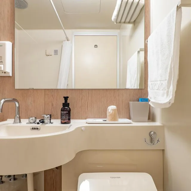 Room, Single, Double Bed, Toyoko Inn Sendai Higashi Guchi No 1 2/3