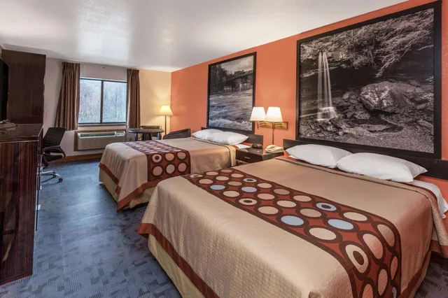 غرفة بسريرين كوين لذوي الإعاقة، Super 8 by Wyndham Uniontown PA 5/10