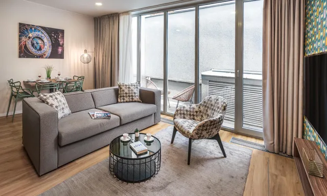 جناح بسرير كينج بغرفة نوم واحدة، Vn17 Apartments 1/1