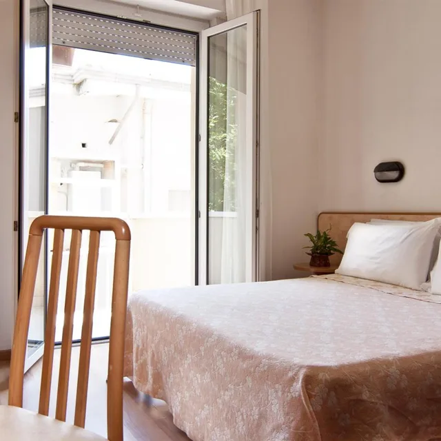 غرفة بسرير مزدوج أو سريرين منفصلين، Hotel Little 5/10