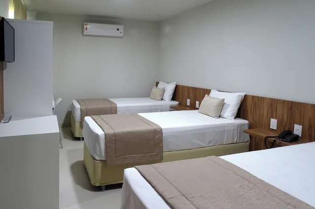 غرفة قياسية ثلاثية بثلاثة أسرّة، BITTI HOTEL Aracruz by Samba 1/5