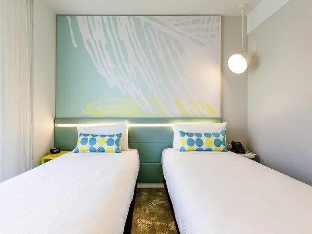 غرفة قياسية بسريرين منفصلين، Ibis Styles East Perth 3/6
