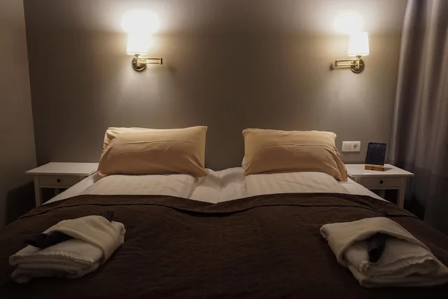 غرفة بسرير كوين، Hotel Laekur 8/10