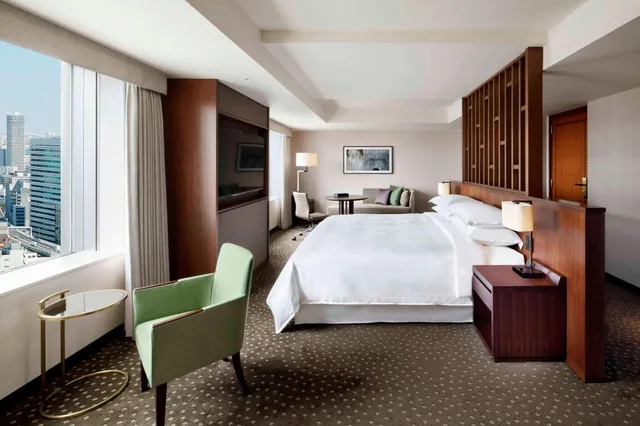 غرفة كلوب بسرير مزدوج بإطلالة، Yokohama Bay Sheraton Hotel And Towers 1/8