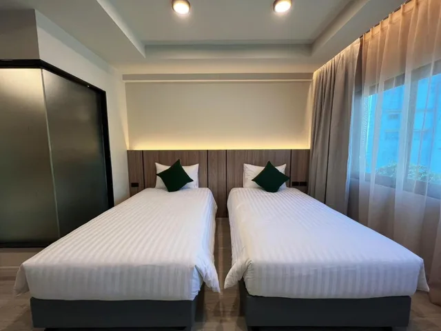 غرفة ديلوكس بسرير مزدوج أو سريرين منفصلين، Karon Boutique Phuket 4/9