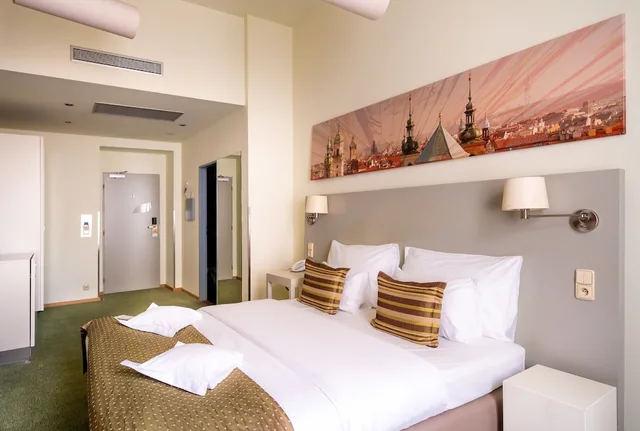 غرفة ديلوكس بسرير مزدوج أو سريرين منفصلين، Grandium Hotel Prague 5/10