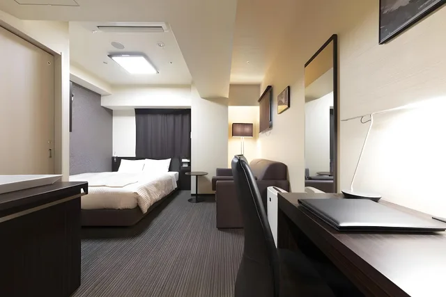 غرفة غراند بسرير مزدوج للمدخنين، Sanco Inn Grande Tokyo Hamamatsucho 2/3