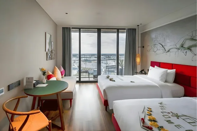 جناح تنفيذي بسريرين منفصلين بإطلالة على النهر، Central Plaza Hotel My Tho 8/10