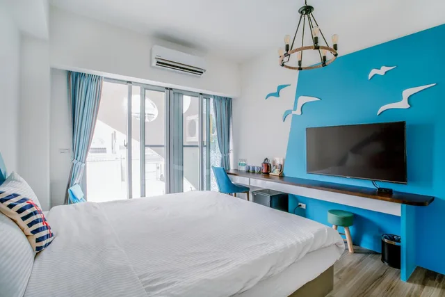 غرفة سوبيريور ثلاثية بشرفة، Ocean Party B&B 1/1