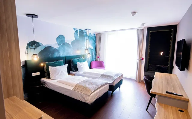 غرفة بسريرين منفصلين، DORMERO Hotel Freiburg 1/5