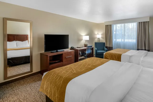 غرفة بسريرين كوين يُسمح فيها بالحيوانات الأليفة لذوي الإعاقة، Comfort Inn & Suites Coeur d'Alene, ID 4/5