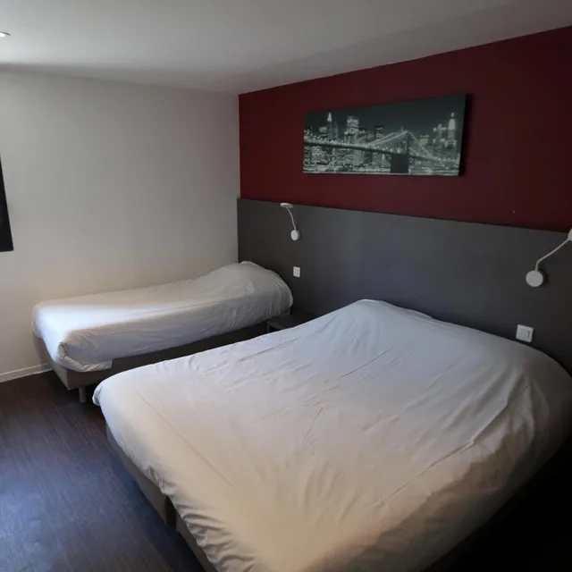 غرفة بسرير مزدوج لذوي الإعاقة، Brit Hotel Montpellier Euromedecine 7/9