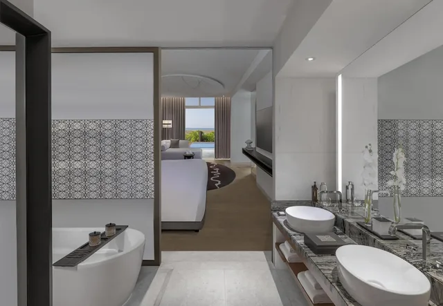 2 Bedrooms, Villa, King and Twin Beds, Beach View, Plunge Pool، Park Hyatt Abu Dhabi Hotel & Villa - Saadiyat island 9/10
