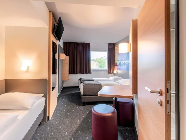 غرفة ثلاثية بثلاثة أسرّة، B&B Hotel Regensburg 4/7