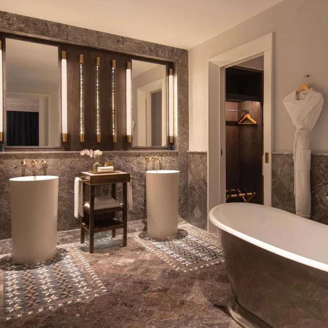 جناح ديلوكس بسريرين منفصلين وسرير كينج، Fairmont Tazi Palace Tangier 6/7