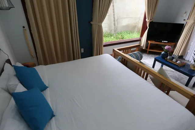 جناح بسرير كوين، Relax Garden Boutique Villa Hoi An 4/5