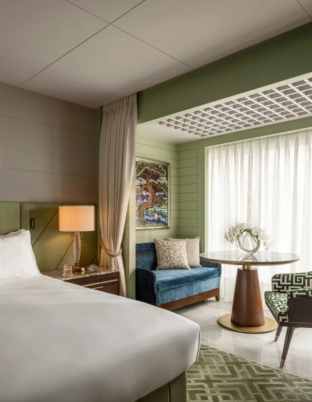 غرفة كلوب بسريرين منفصلين بإطلالة على المرفأ، Mandarin Oriental Hong Kong 2/9