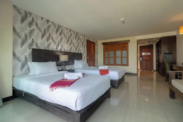 غرفة ديلوكس بسريرين منفصلين، Pattawia Resort Spa 6/10