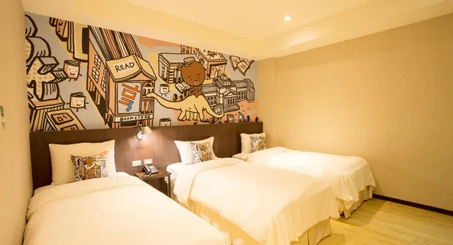 Business, Triple, 3 Beds, No Window، Just Live Inn Taipei Station 2/6