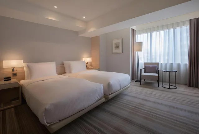 غرفة ركنية بسريرين منفصلين، Cozzi Minsheng Taipei Hotel 1/2
