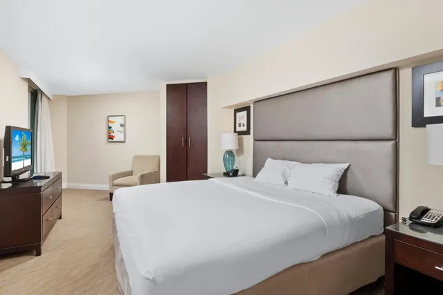 جناح بسرير كينج بإطلالة على المدينة بشرفة مع أريكة، GALLERYone - a DoubleTree Suites by Hilton Hotel 2/5