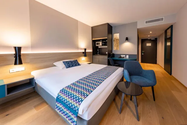 غرفة سوبيريور بسرير مزدوج بمطبخ صغير، Parkhotel Maximilian Ottobeuren 5/10