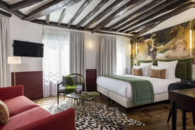 جناح بسرير كوين مع أريكة، Hotel Louis 2 2/3