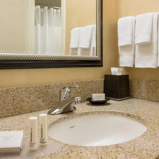 غرفة بسريرين مزدوجين بحوض استحمام لذوي الإعاقة، Courtyard by Marriott Costa Mesa South Coast Metro 3/5