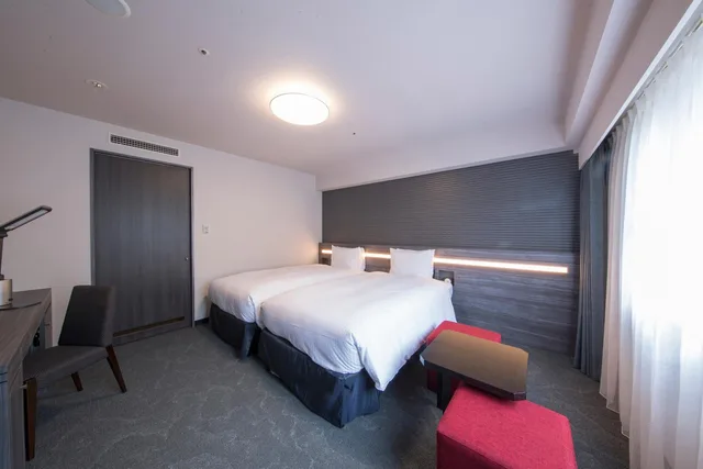 غرفة بسريرين منفصلين للمدخنين، Richmond Hotel Kumamoto Shinshigai 4/7