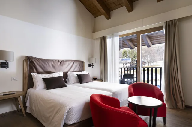 Deluxe, Balcony or Terrace، Grand Hotel Courmayeur Mont Blanc 1/3