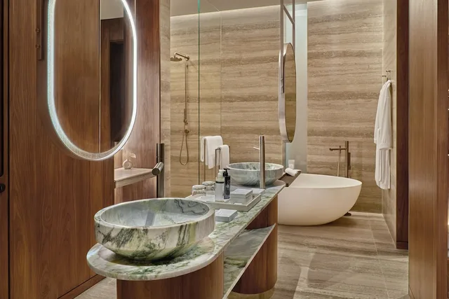 غرفة ديلوكس بسرير مزدوج بإطلالة على البحر بشرفة، The St. Regis Kanai Resort, Riviera Maya 7/7