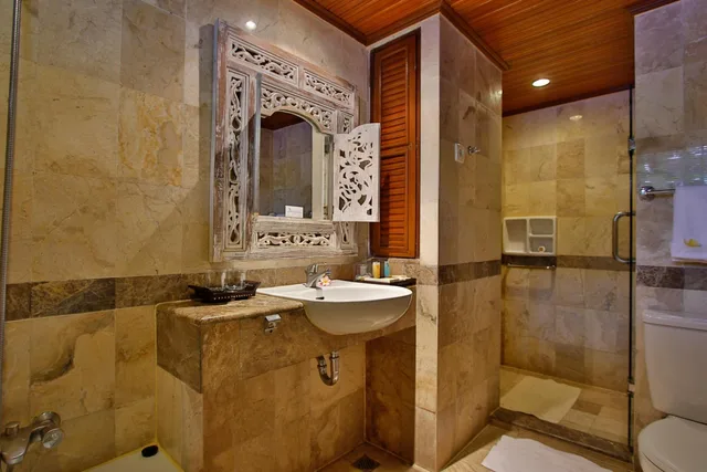 جناح جونيور بسرير مزدوج بإطلالة على المسبح، The Jayakarta Lombok Beach Resort and Spa 5/8