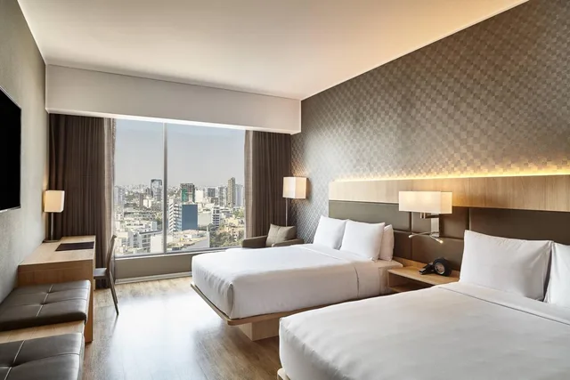 غرفة ديلوكس بسريرين مزدوجين بإطلالة على المدينة، AC Hotel by Marriott Lima Miraflores 4/10