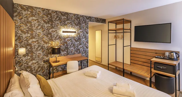 غرفة كومفورت بسريرين منفصلين، Best Western Cote des Sables Plouescat 6/8
