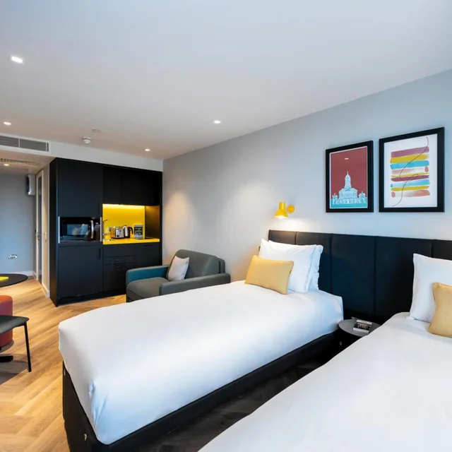 استوديو بسرير كينج، Staycity Aparthotels Dublin City Centre 3/10