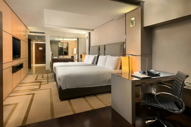 غرفة ديلوكس بسريرين منفصلين، Hilton Beijing Wangfujing 9/9