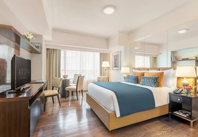 استوديو بسرير كوين، Aruga Apartments by Rockwell Hotel 3/6