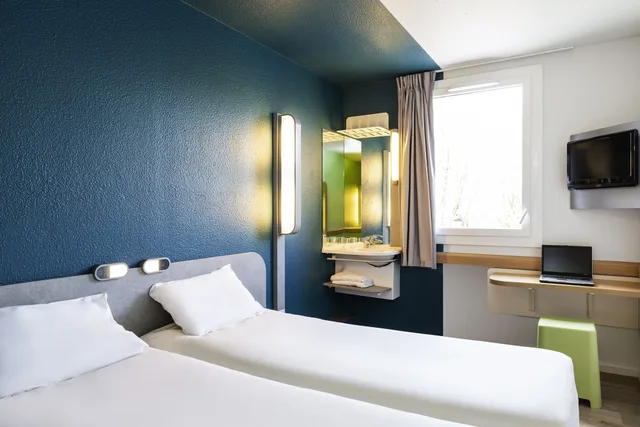 غرفة بسريرين منفصلين، Ibis Budget Perpignan Nord 3/5