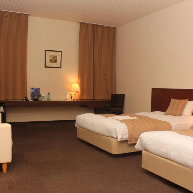 غرفة كبيرة بسريرين منفصلين، Asahikawa Toyo Hotel 4/10