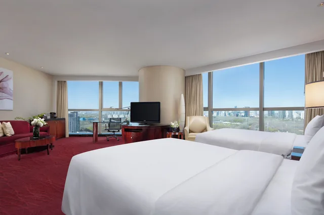 جناح استوديو تنفيذي بسريرين مزدوجين، Beijing Marriott Hotel Northeast 2/10