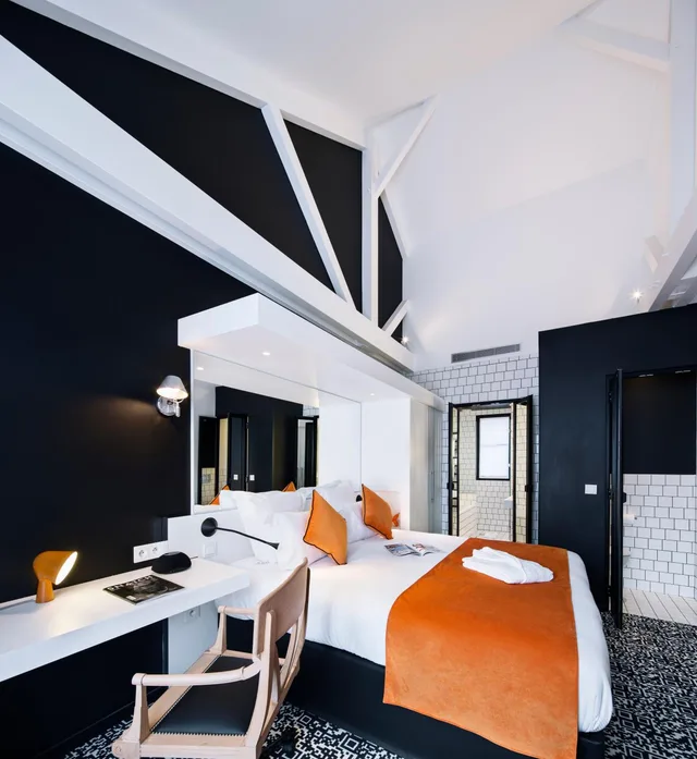 غرفة تنفيذية بسرير كينج وسرير فردي، Best Western Premier Faubourg 88 3/5