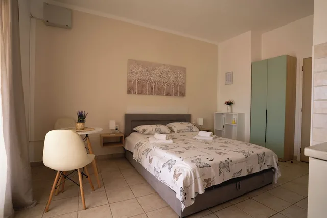 استوديو بسرير مزدوج بإطلالة على البحر، PETRA APARTMENTS 3/4