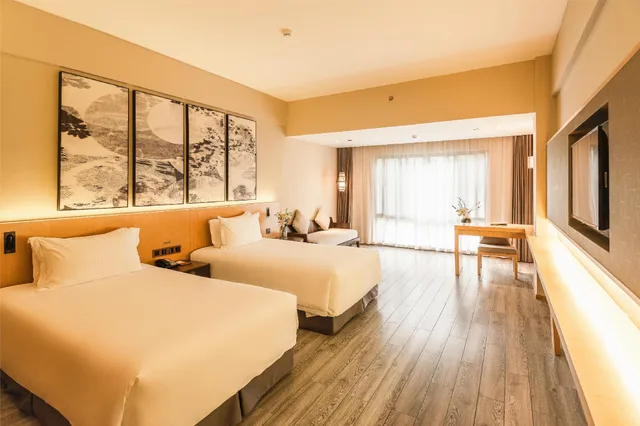 غرفة ديلوكس بسريرين منفصلين، SSAW Boutique Hotel Hangzhou Xixi Nanlu 1/1