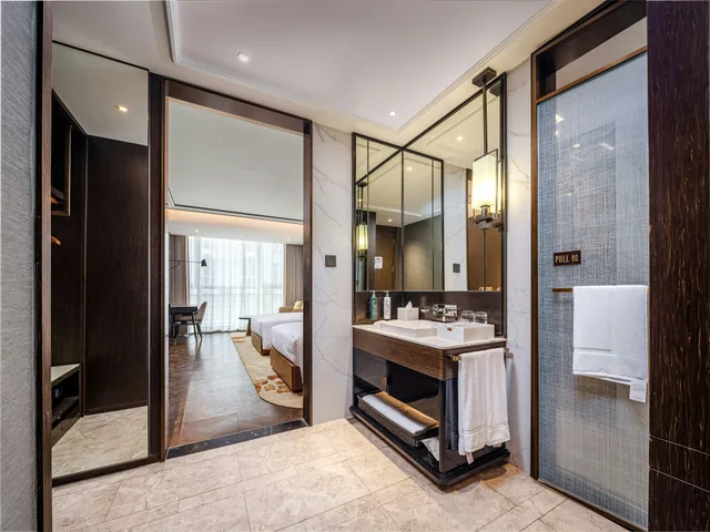 غرفة بسريرين منفصلين، Hilton Garden Inn Beijing Guomao 9/9